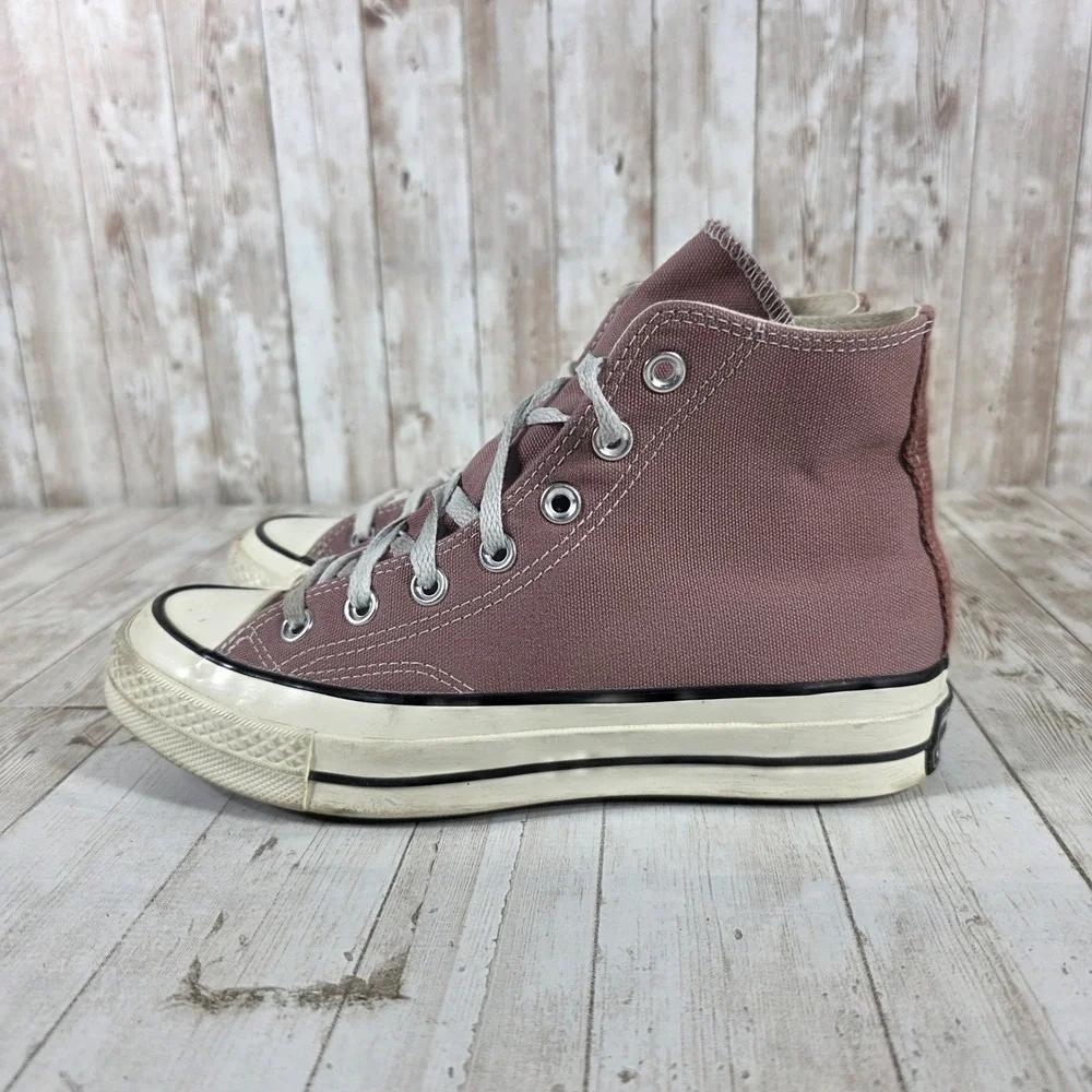 Converse Chuck 70 Hi High Top Sneakers Mauve Rose 168510C Womens 7 Mens 5 - Picture 2 of 8